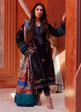 Farah Talib Aziz Lawn Pakistani Suits Restocked/Farah Talib Aziz Suay/Ilaria Black
