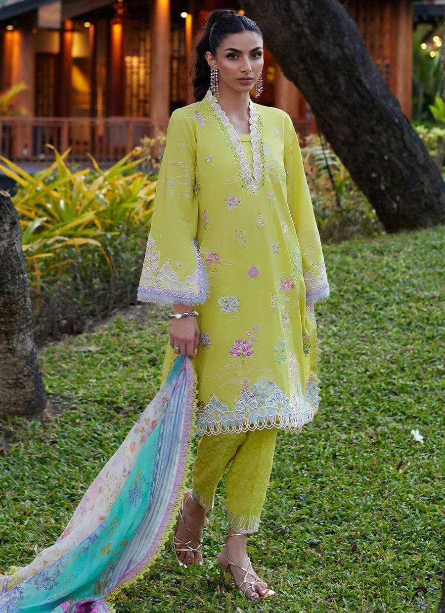 Farah Talib Aziz Lawn Pakistani Suits Restocked/Farah Talib Aziz Suay/KELAYA KIWI