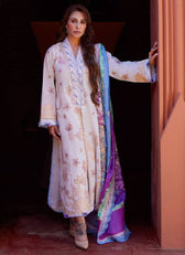 Farah Talib Aziz Lawn Pakistani Suits Restocked/Farah Talib Aziz Suay/Miwa Ivory