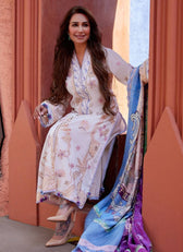 Farah Talib Aziz Lawn Pakistani Suits Restocked/Farah Talib Aziz Suay/Miwa Ivory