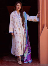 Farah Talib Aziz Lawn Pakistani Suits Restocked/Farah Talib Aziz Suay/Miwa Ivory