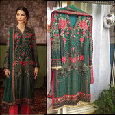 Ready To Wear/Stitched Flossie Embroidered Chiffon/Size L/Ruby Woa