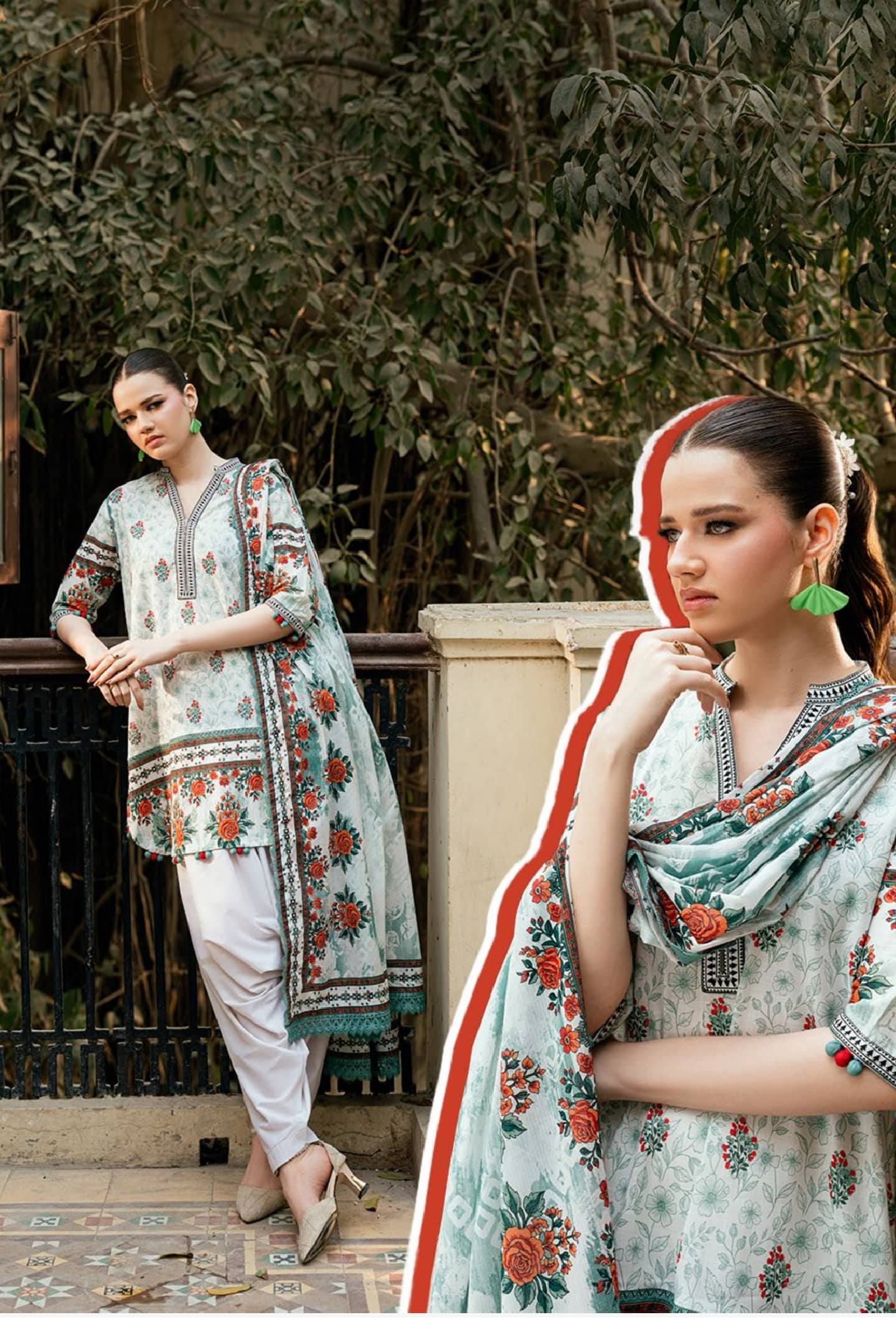Gul Ahmed Desert Rose Lawn 26/CH62014