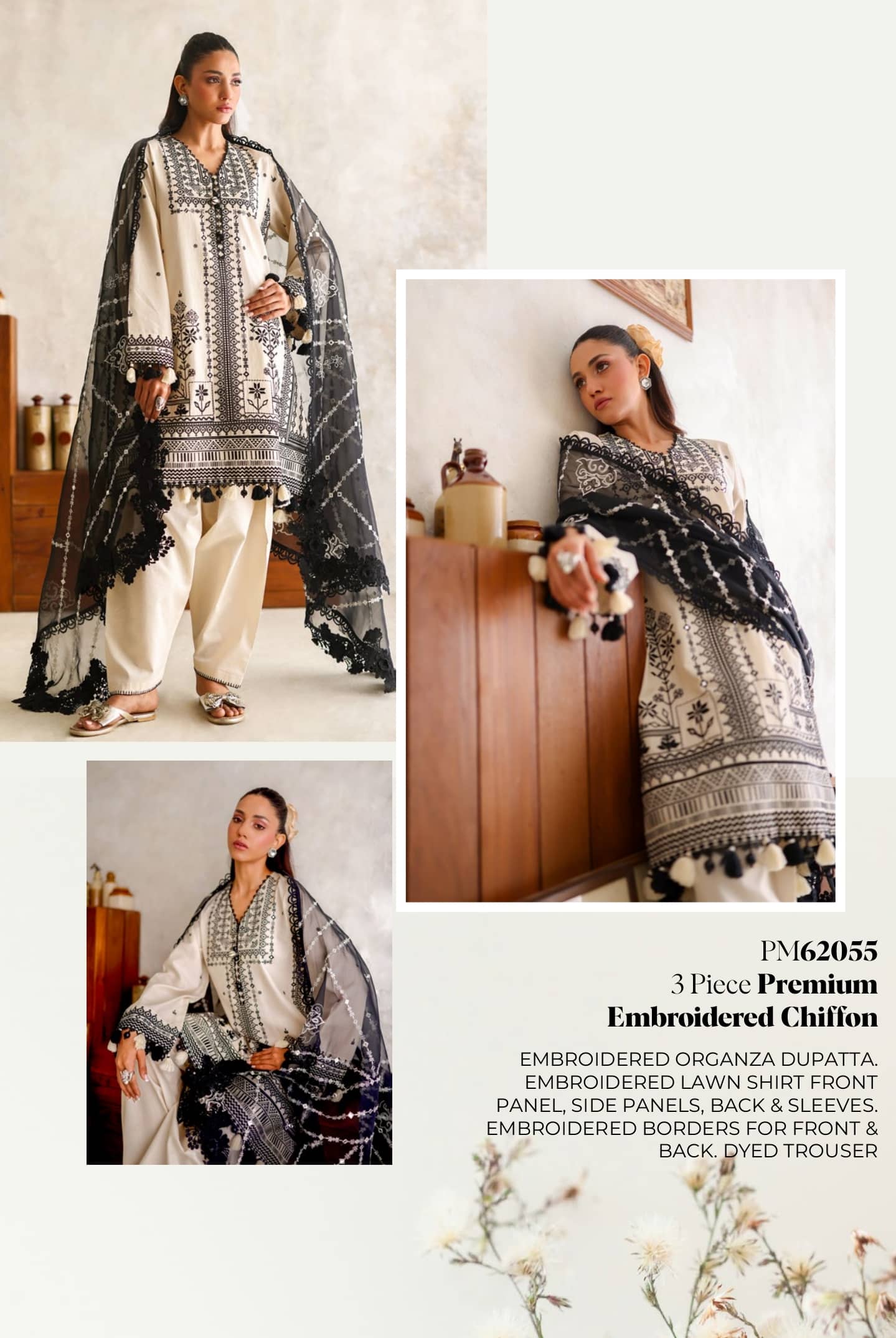 Restocked/Gul Ahmed Freesia Lawn 26/PM62055