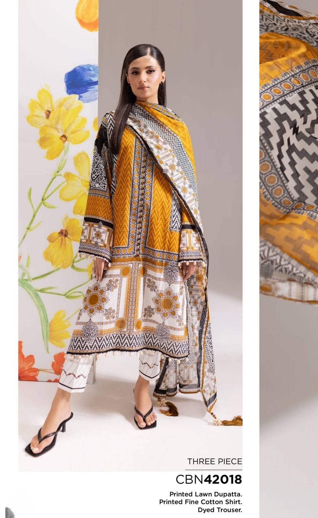 Restocked/Gul Ahmed Midsummer Luxe/CBN42018