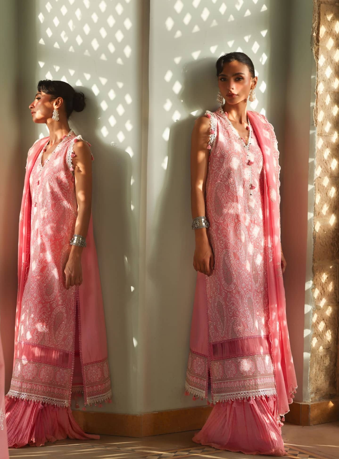 Gul Ahmed Luxury Eid 26/FE 52164/Embroideried Dupatta