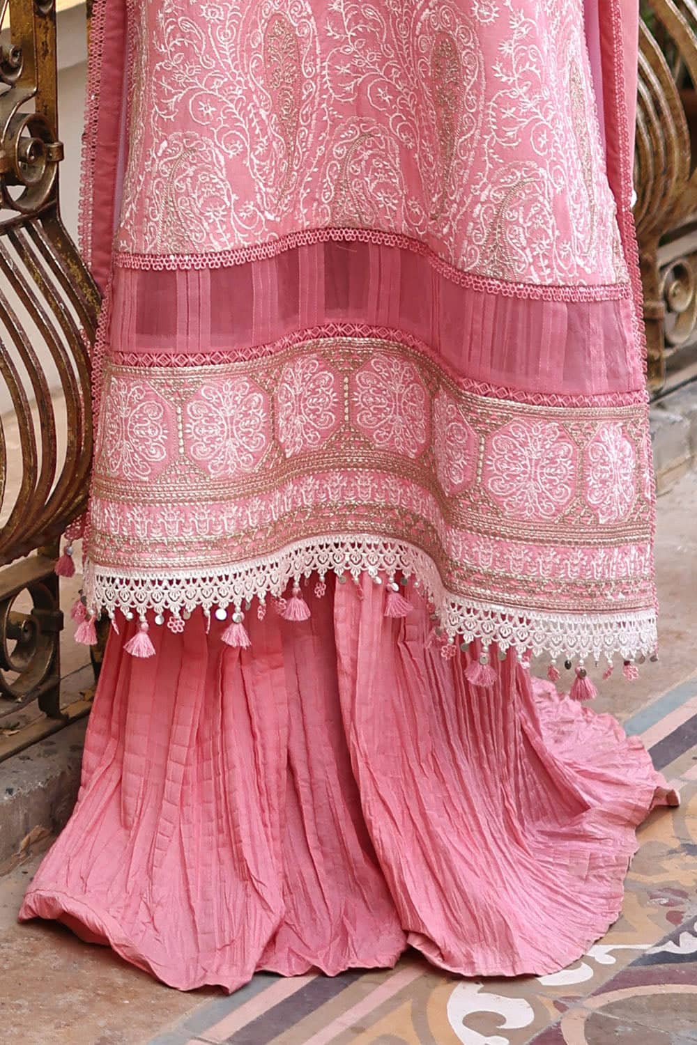 Gul Ahmed Luxury Eid 26/FE 52164/Embroideried Dupatta