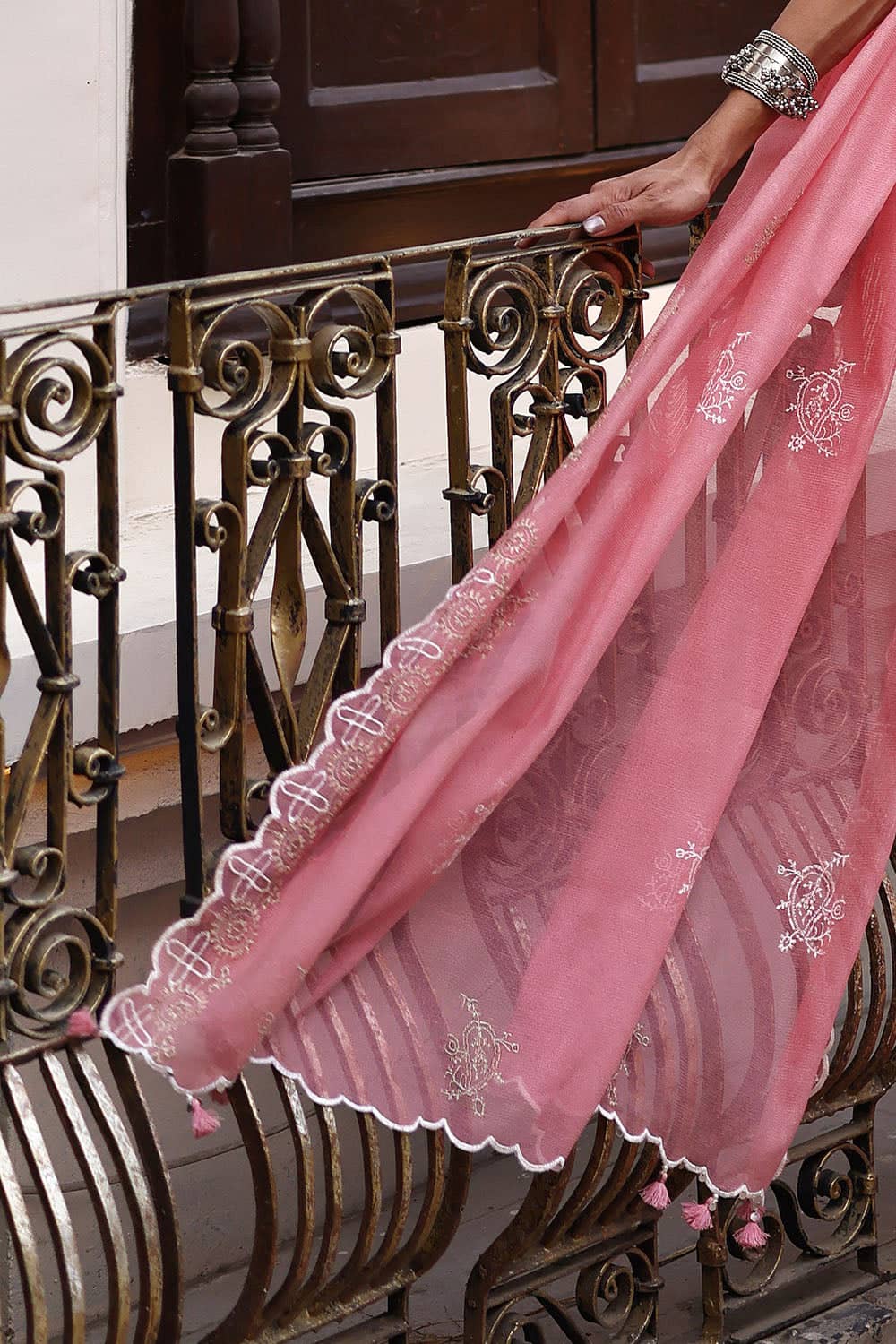 Gul Ahmed Luxury Eid 26/FE 52164/Embroideried Dupatta