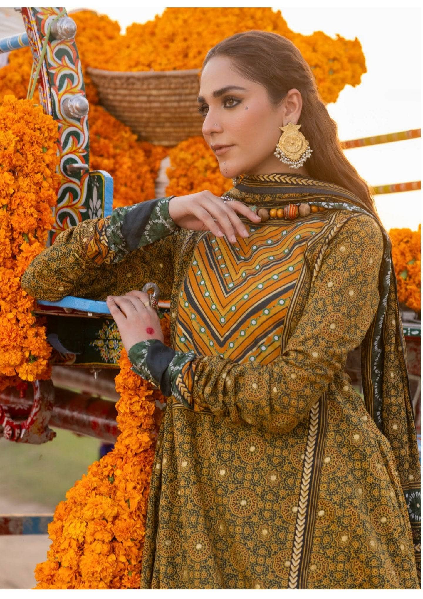 Restocked/Gul Ahmed Ajrak Collection 25/CL52631