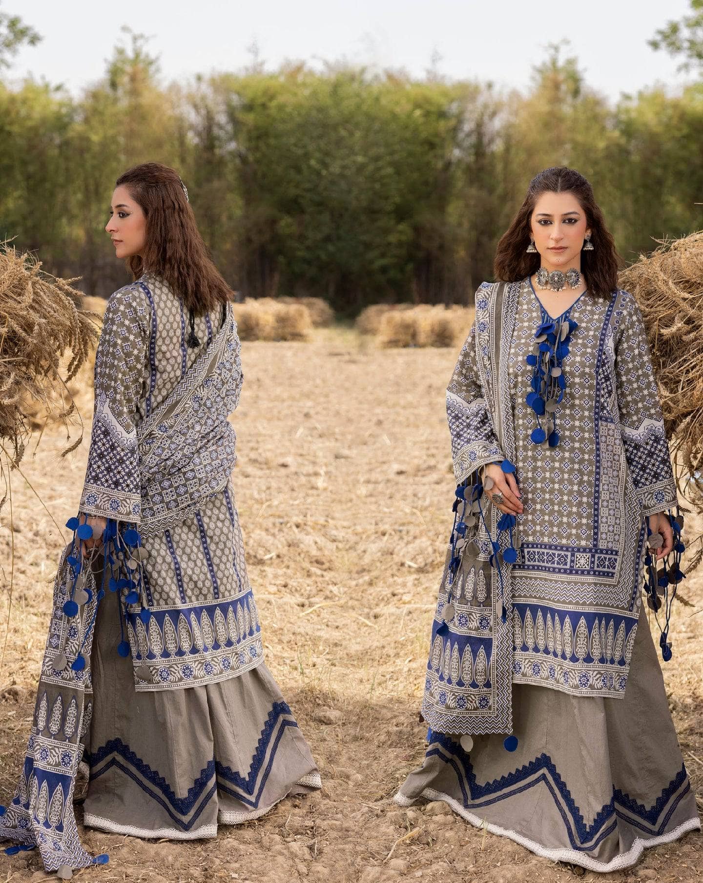 Restocked/Gul Ahmed Ajrak Collection 25/CL52638