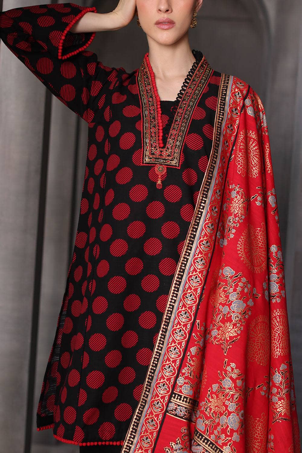Gul Ahmed Arctic Aura/Khaddar/K 52051