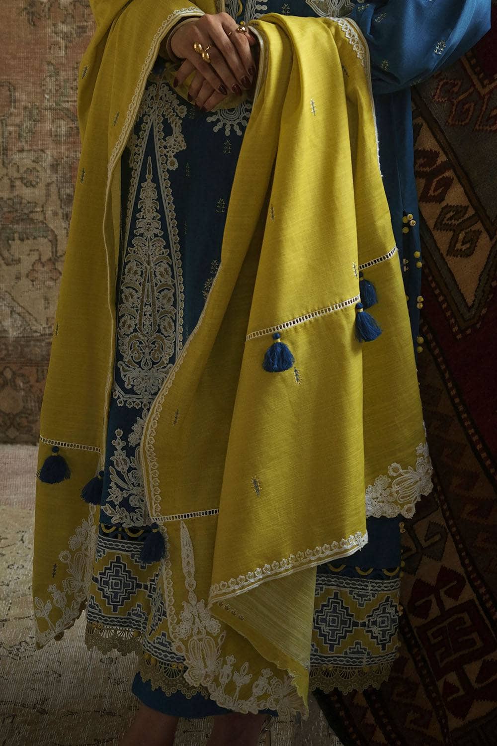 Gul Ahmed  Charm Of Winter/Khaddar/K 62002