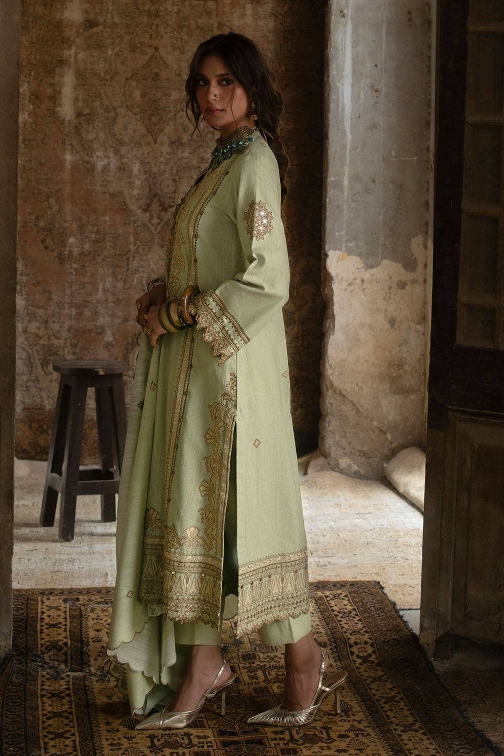 Gul Ahmed Charm Of Winter/Khaddar/K 62056
