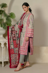 Gul Ahmed  Naqsh Winter/CD-62004/Corduroy Suit