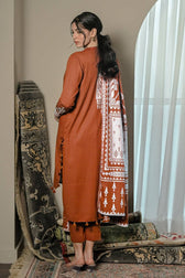 Gul Ahmed  Naqsh Winter/MJ -62018/Karandi Velvet Jacquar