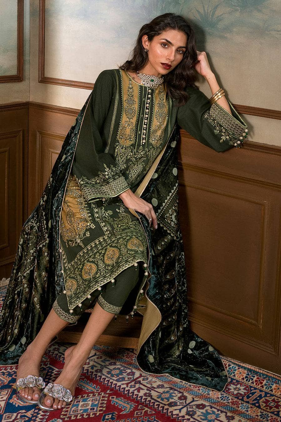 Gul Ahmed Whispers of The Season/Velvet -Khaddar/BVL 62002