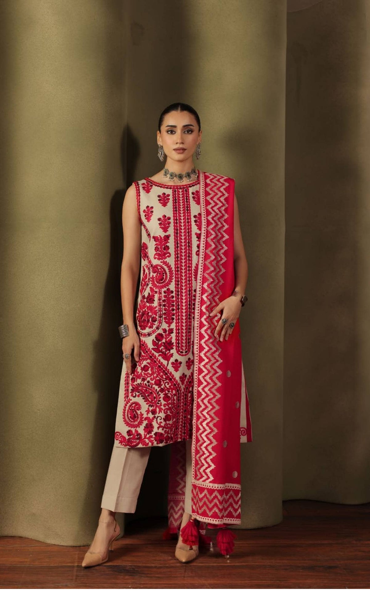 Gul Ahmed Winter Charm/SP62067/Linen