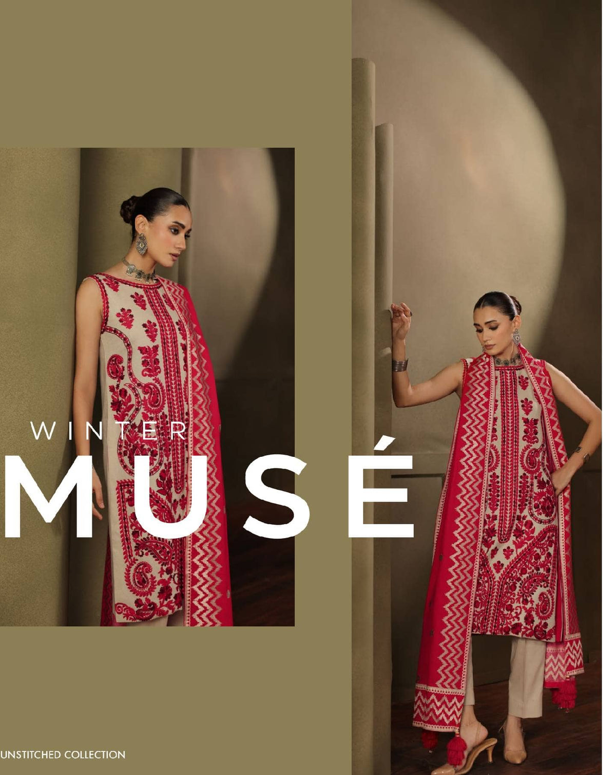 Gul Ahmed Winter Charm/SP62067/Linen