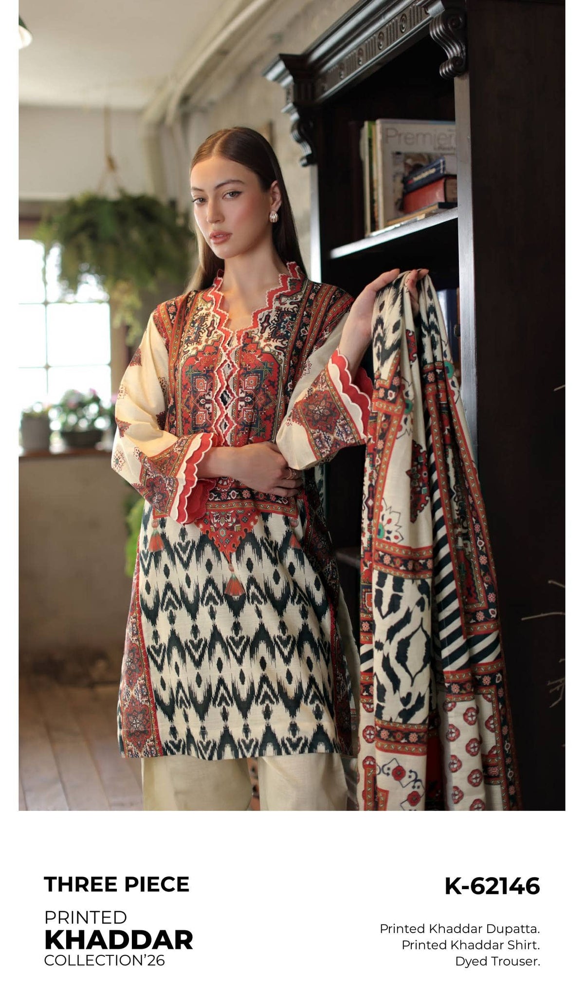 Gul Ahmed Winter Diaries/K 62146