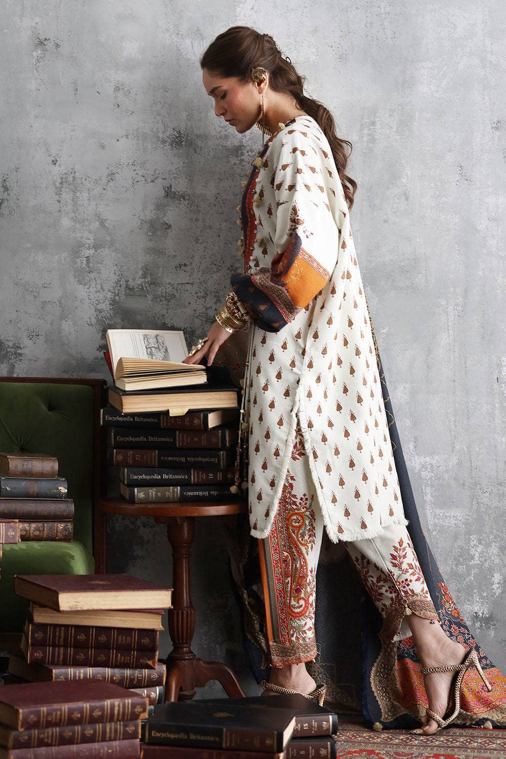 Gul Ahmed Winter Story/Karandi/AY 62014
