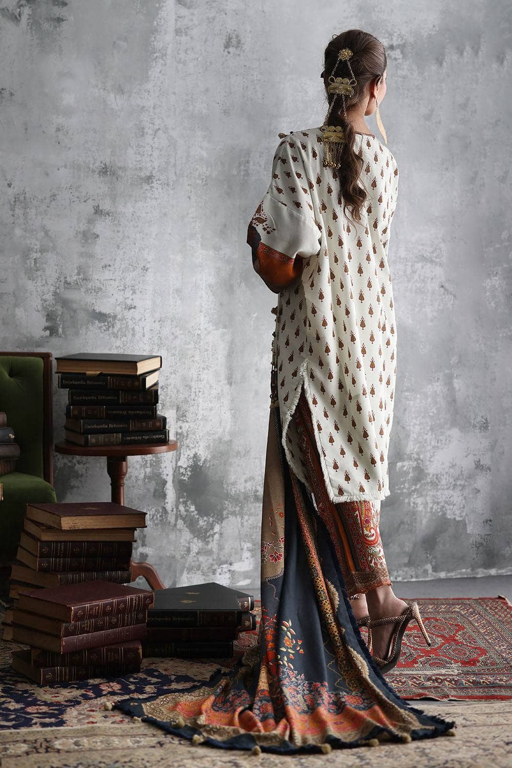 Gul Ahmed Winter Story/Karandi/AY 62014