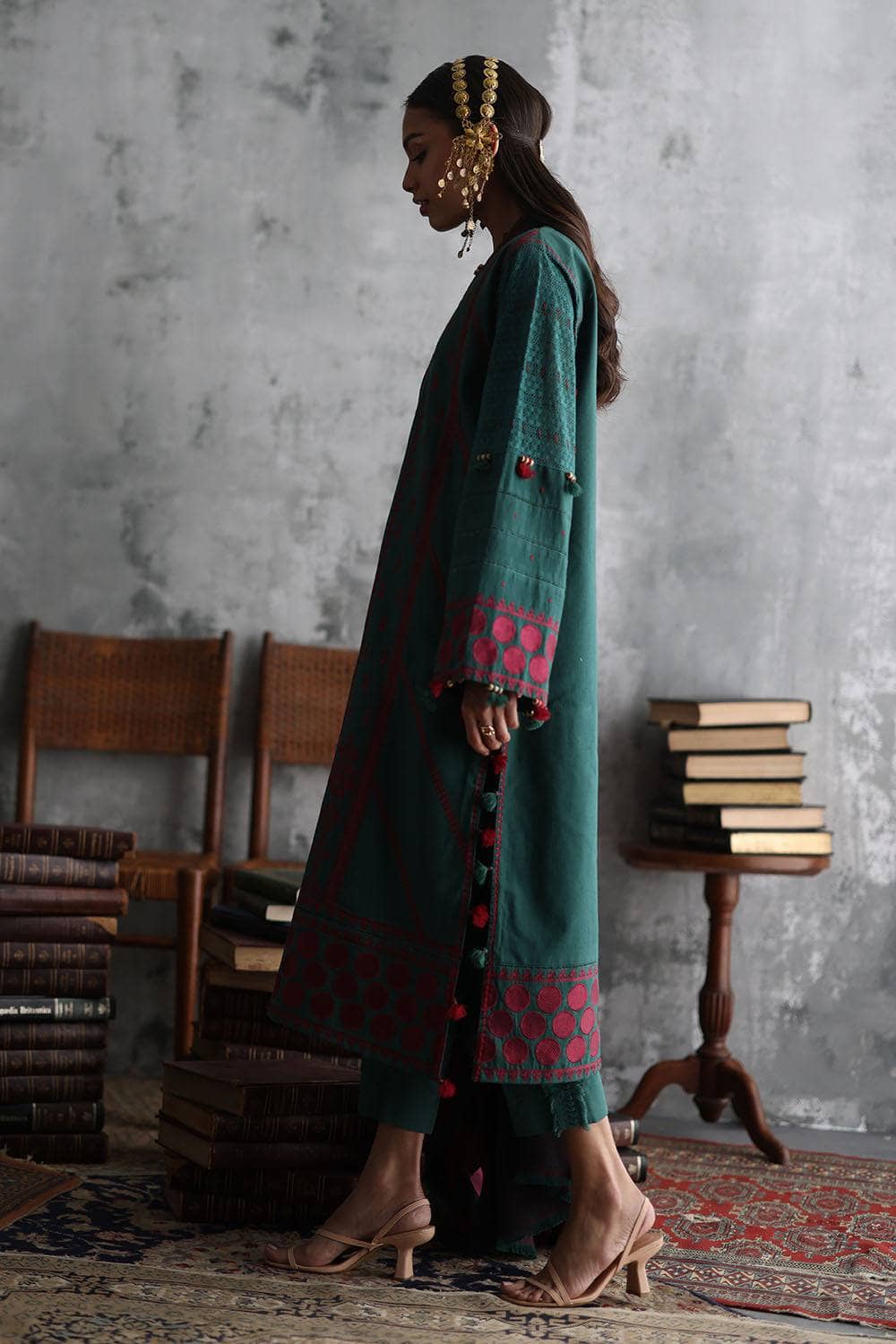 Gul Ahmed Winter Story/Pashmina+Khaddar- Jacquard/AP 62036