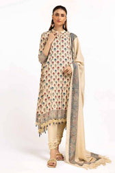 Gul Ahmed Winter 24 Vol 2/Pashmina Linen/AP42049