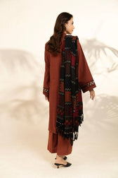 Al Karam Winter 25/RTS | SHIRT, Trouser & Shawl