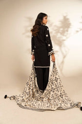 Al Karam Winter 25/RTS | SHIRT, TROUSER & SHAWL/Khaddar