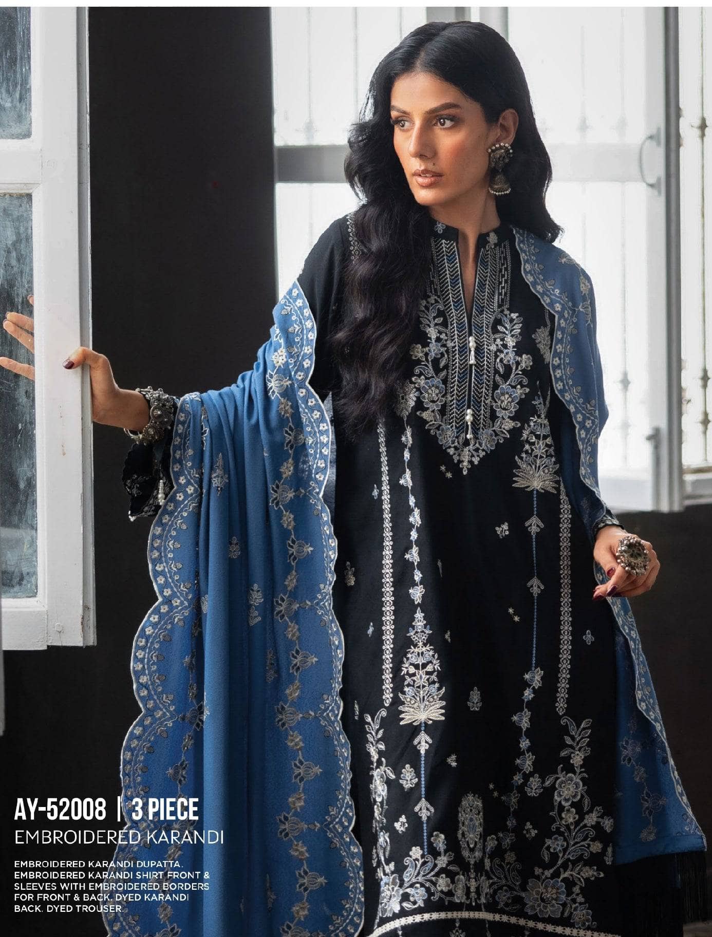 Gul Ahmed Heer Winter Luxury/AY 52008/Karandi