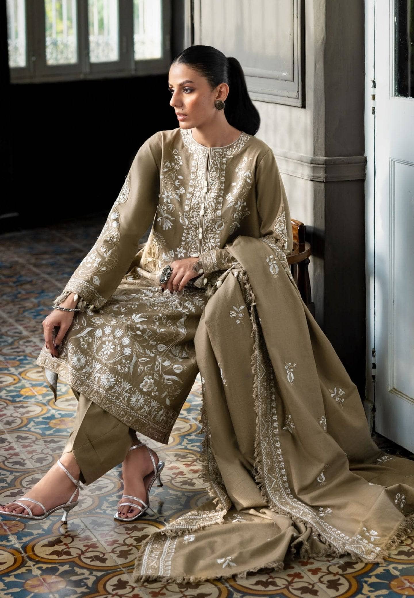 Gul Ahmed Heer Winter Luxury/K 52015/Khaddar