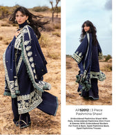 Gul Ahmed Luxe Patjhaar/Embroidered Pashmina Suit with Embroidered Shawl AP-52012