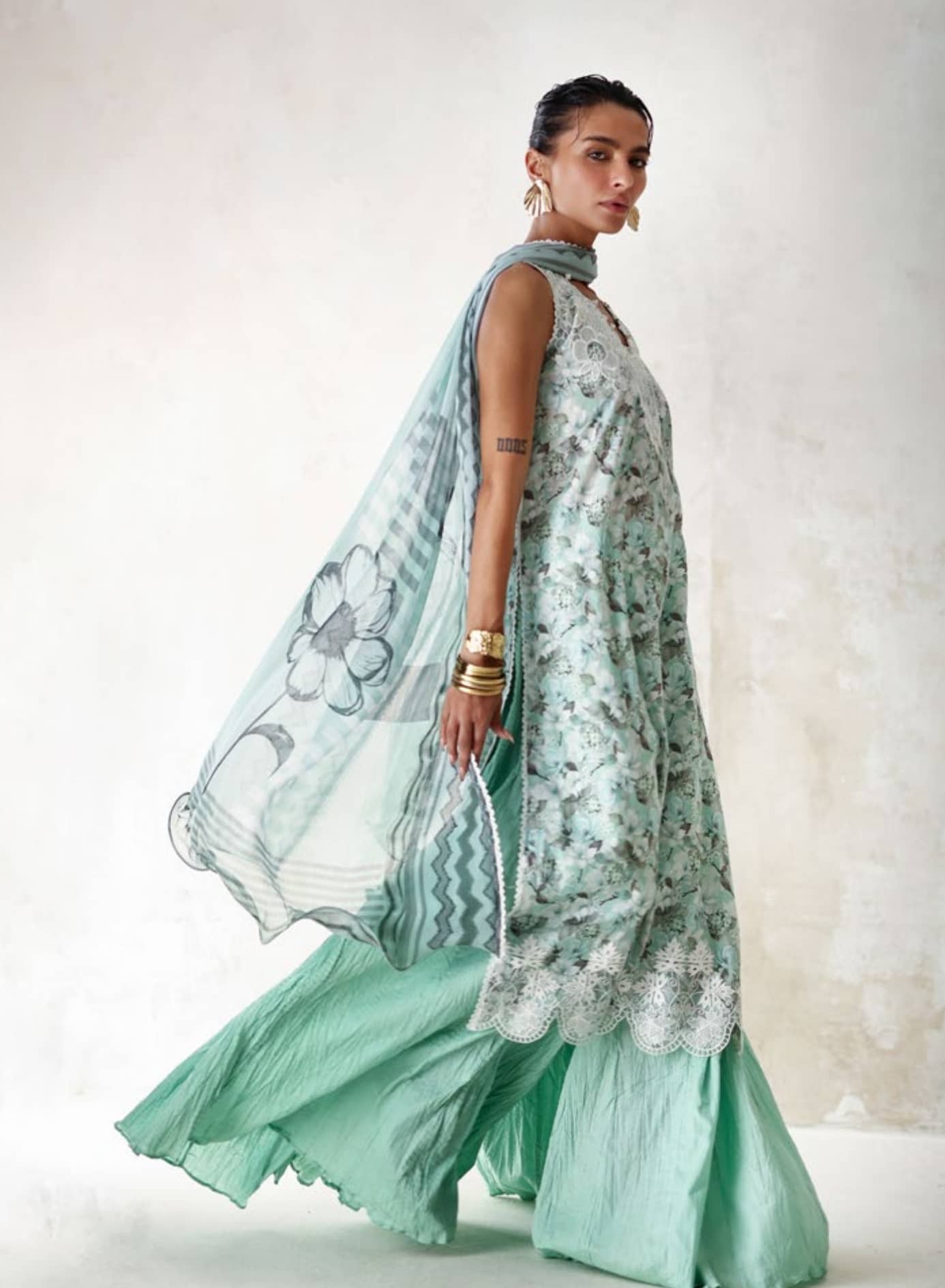 Gul Ahmed Luxe Summer/Azure Jade/BM62069