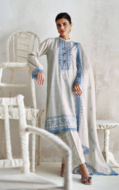 Gul Ahmed Luxe Summer/Blue Serenity/CL 62431