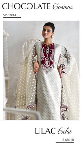 Gul Ahmed Luxe Summer/Choclate Cosmos/SP62014