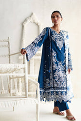 Gul Ahmed Luxe Summer/Indigo Blossom/PM62073