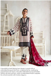 Gul Ahmed Luxe Summer/Noir Rose/SP62018