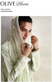 Gul Ahmed Luxe Summer/Olive Bloom/PM62078