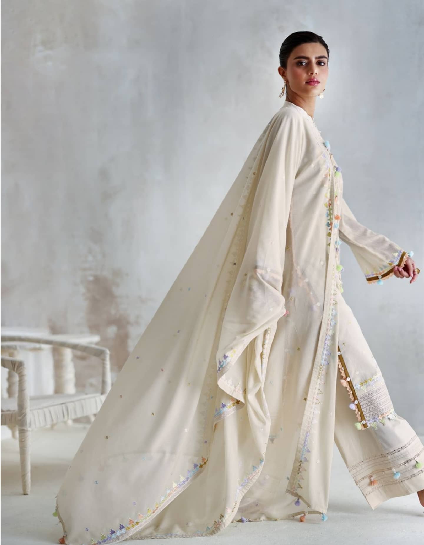 Gul Ahmed Luxe Summer/Pearl Gardenia/SP52084