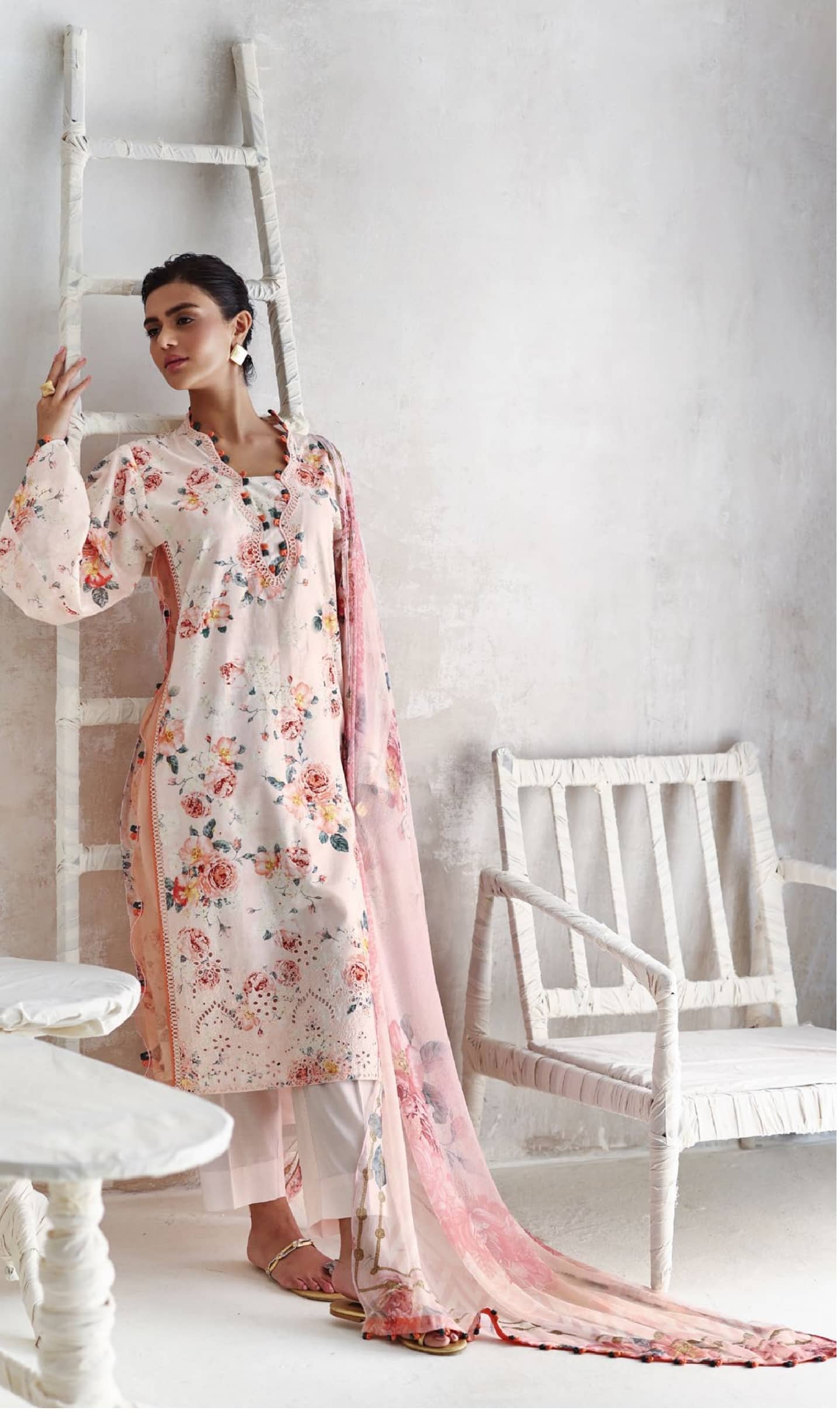 Gul Ahmed Luxe Summer/Pivione Rosie/BM62044