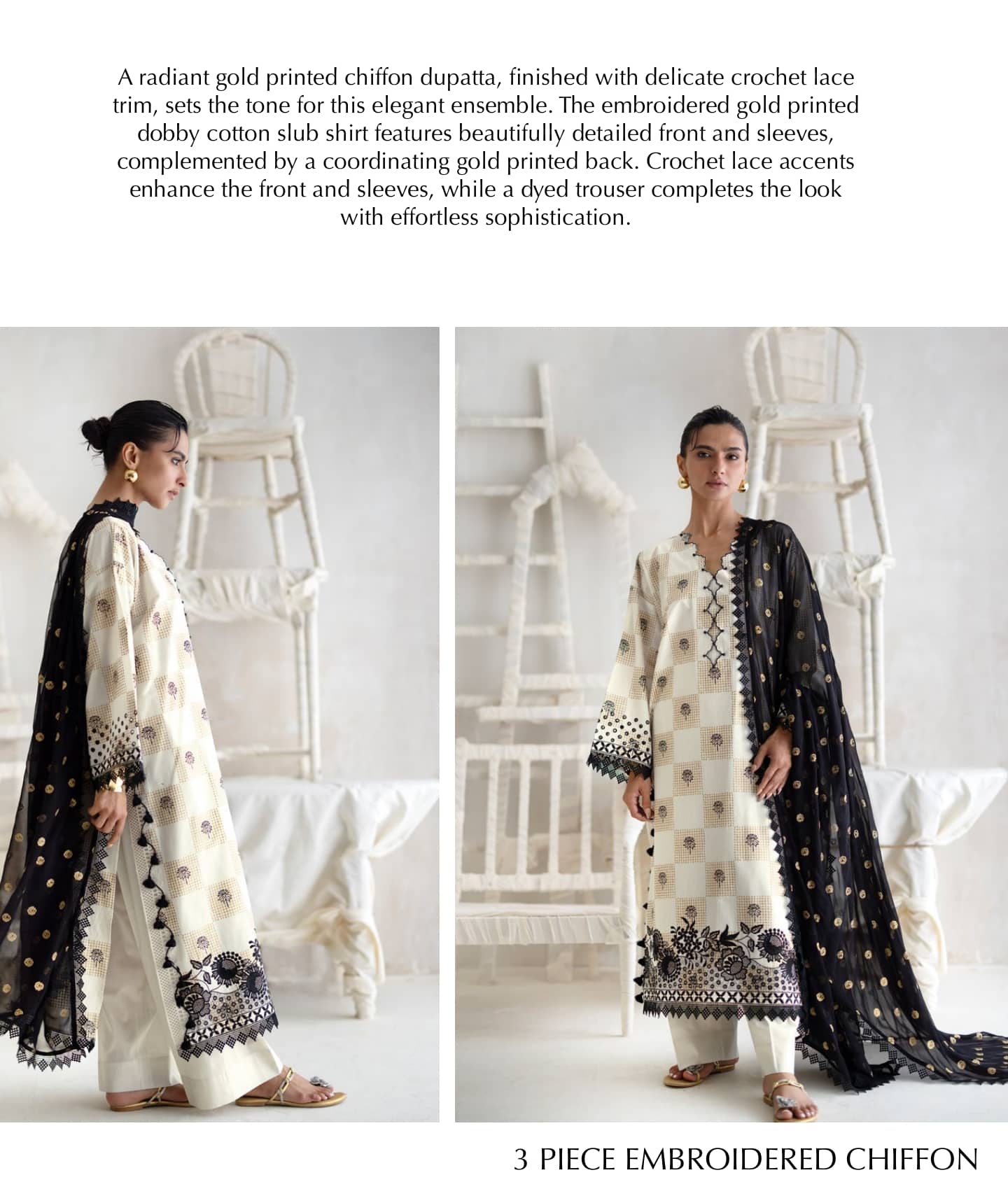 Gul Ahmed Luxe Summer/Royal Fleur/SP52066