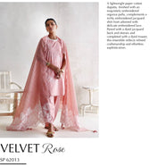 Gul Ahmed Luxe Summer/Velvet Rose/SP62013