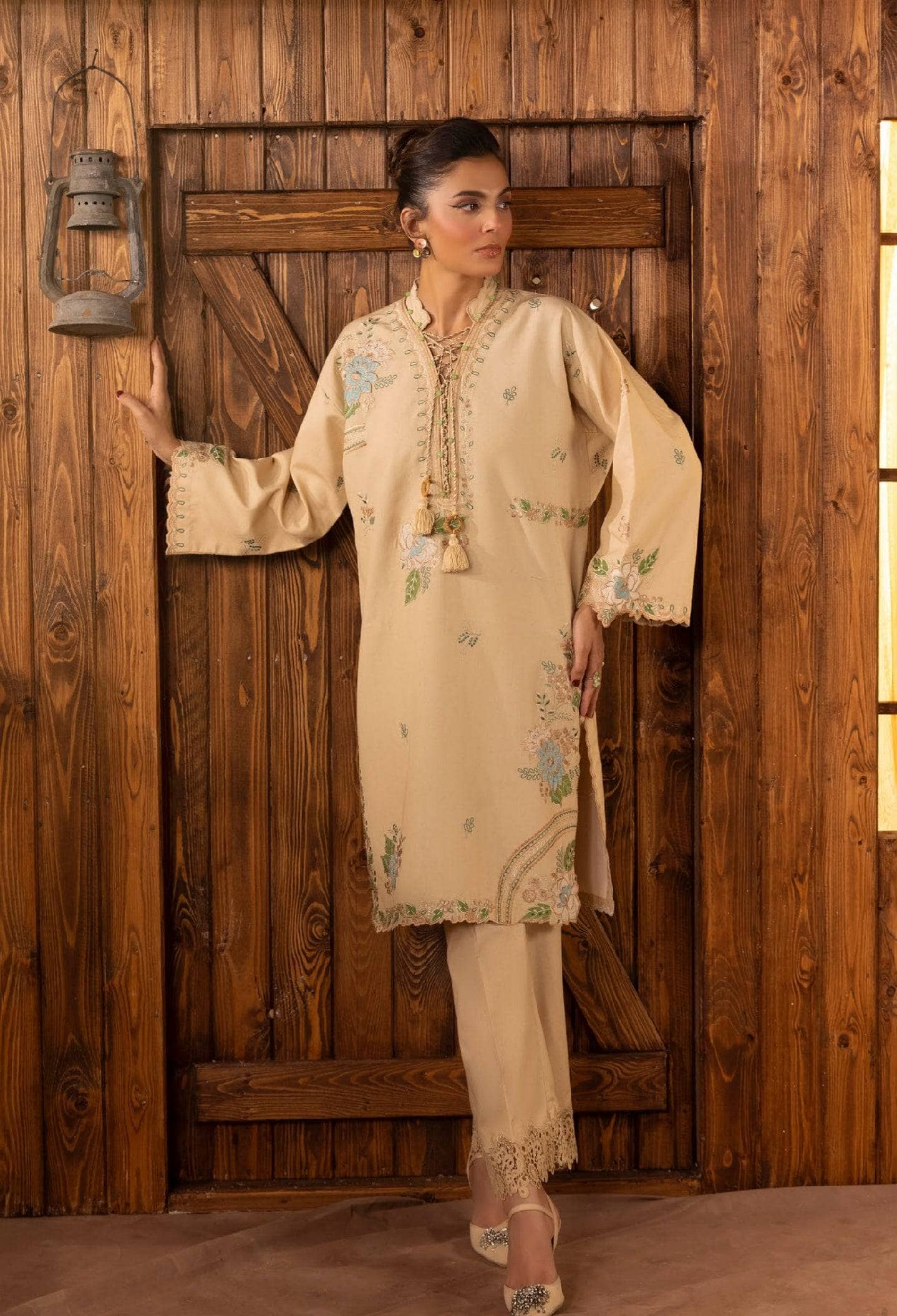 Gul Ahmed Rang E Khizam/AT 52001/Embroideried Jacquard