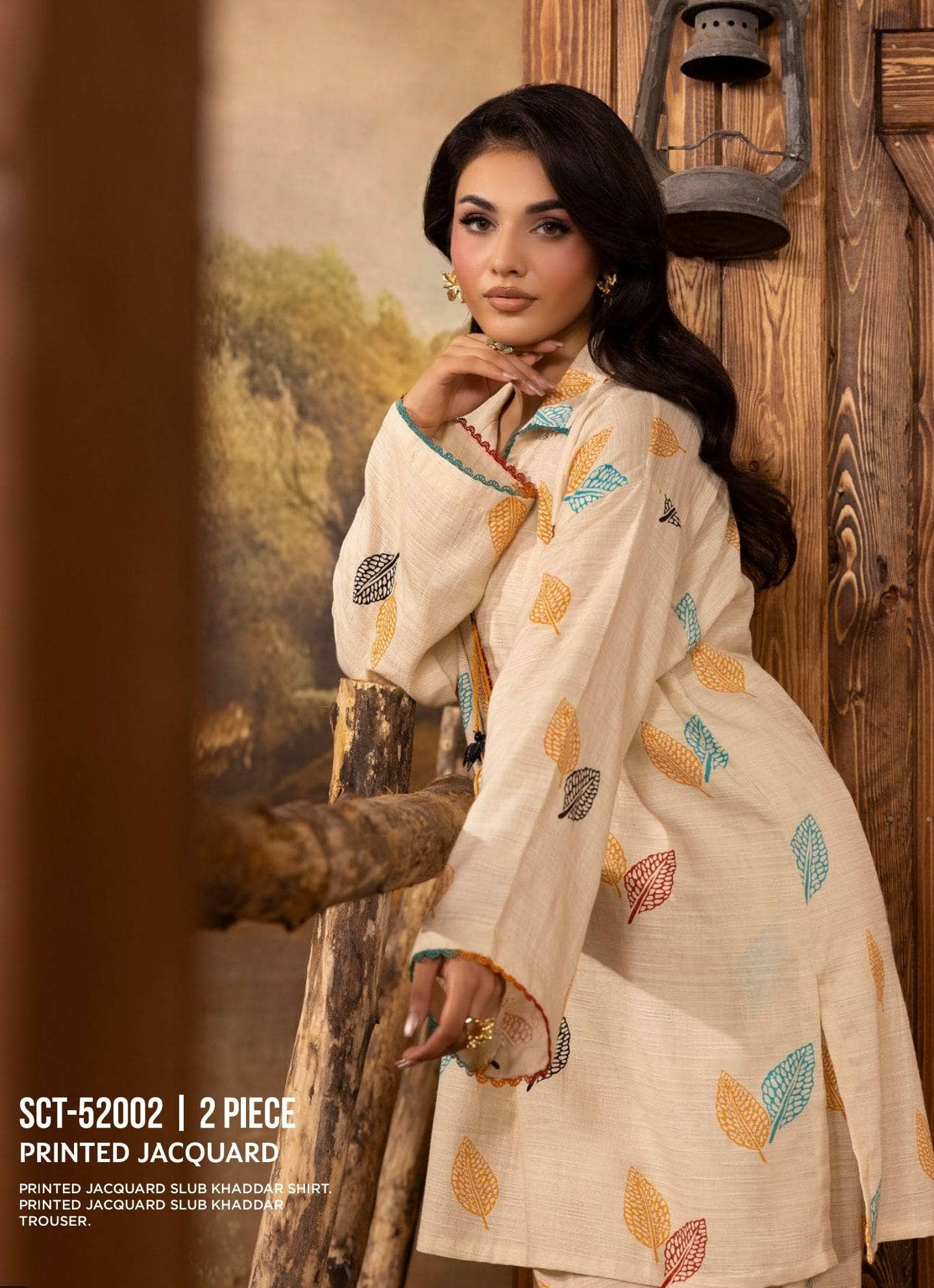 Gul Ahmed Rang E Khizam/SCT 52002/Printed Jacquard