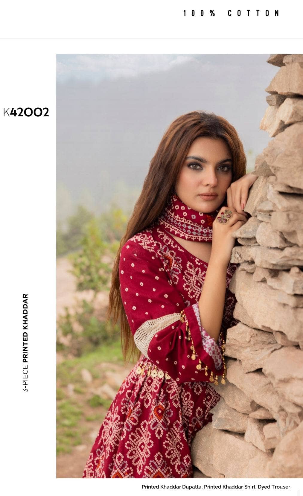 Gul Ahmed Winter 24/Khaddar/K42002