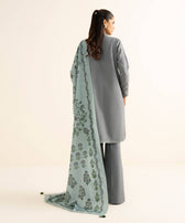 Sapphire Fall Winter 25/Embroideried Light Khaddar Suit/0U3PESG25V86