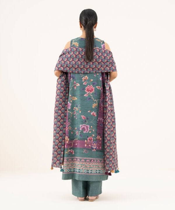 Sapphire Fall Winter 25/Printed Khaddar Suit/0U3PDY25V85B