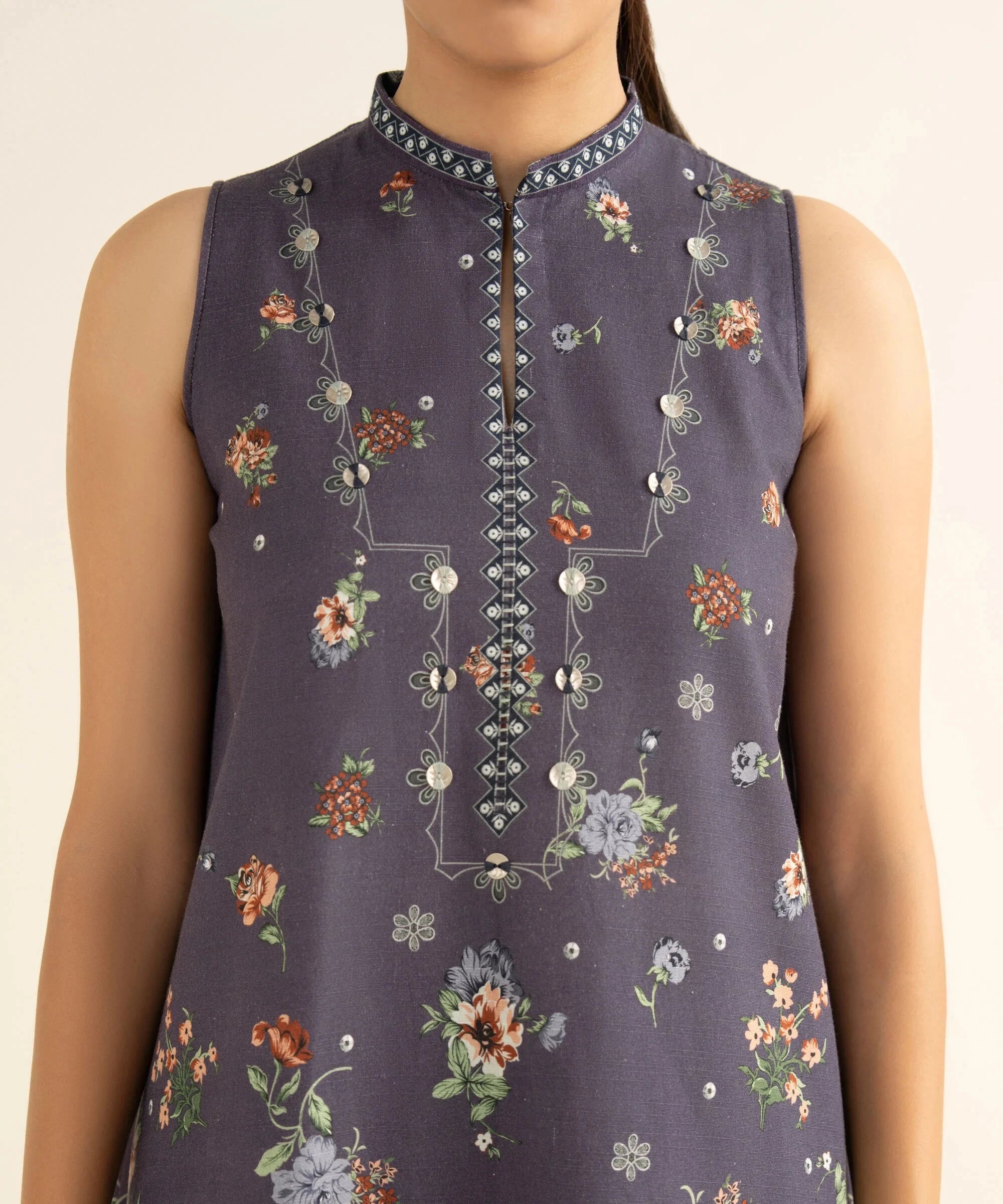 Sapphire Fall Winter 25/Printed Light Khaddar Suit/00U3PDY25V84