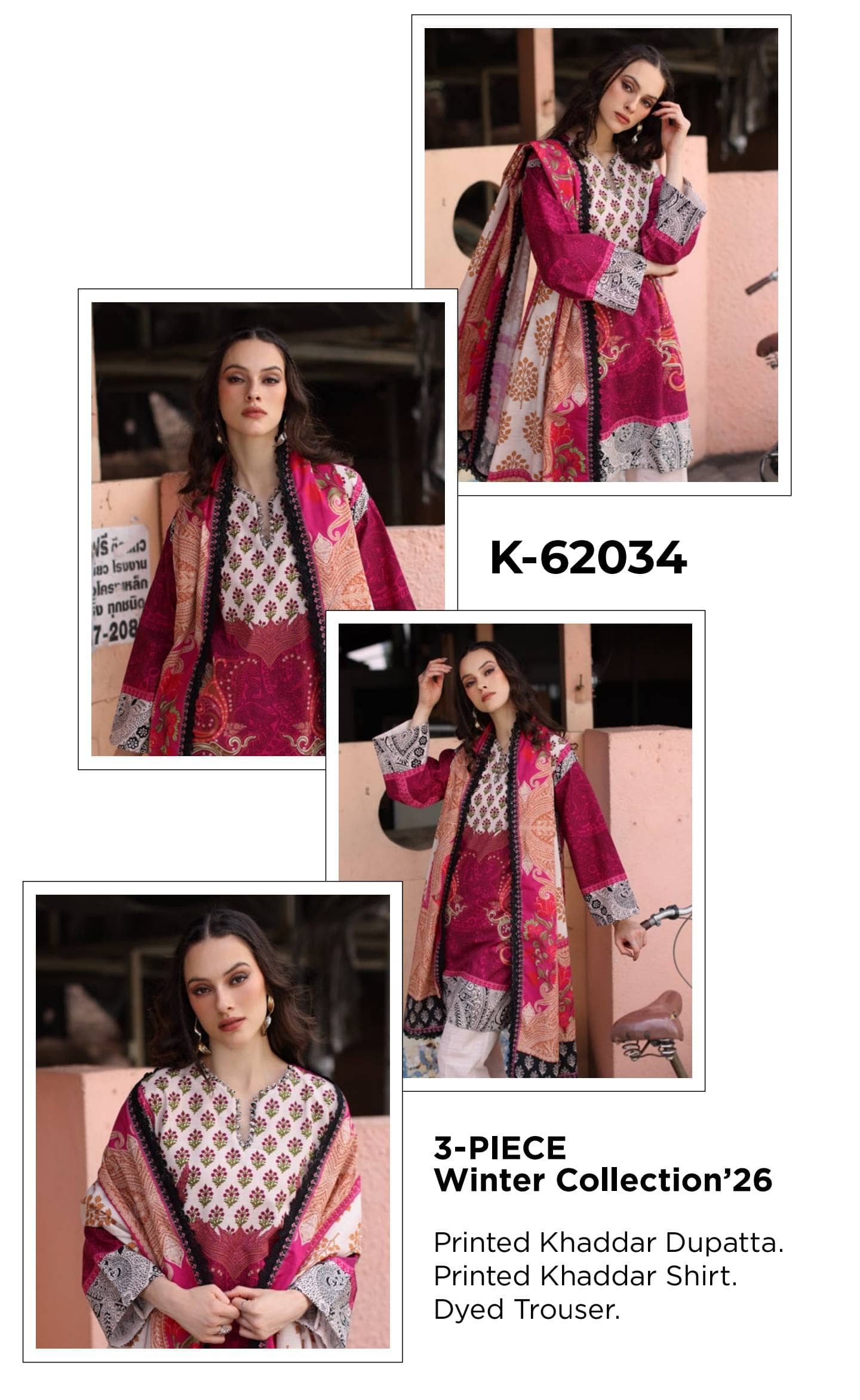 Gul Ahmed Khaddar 26/K62034