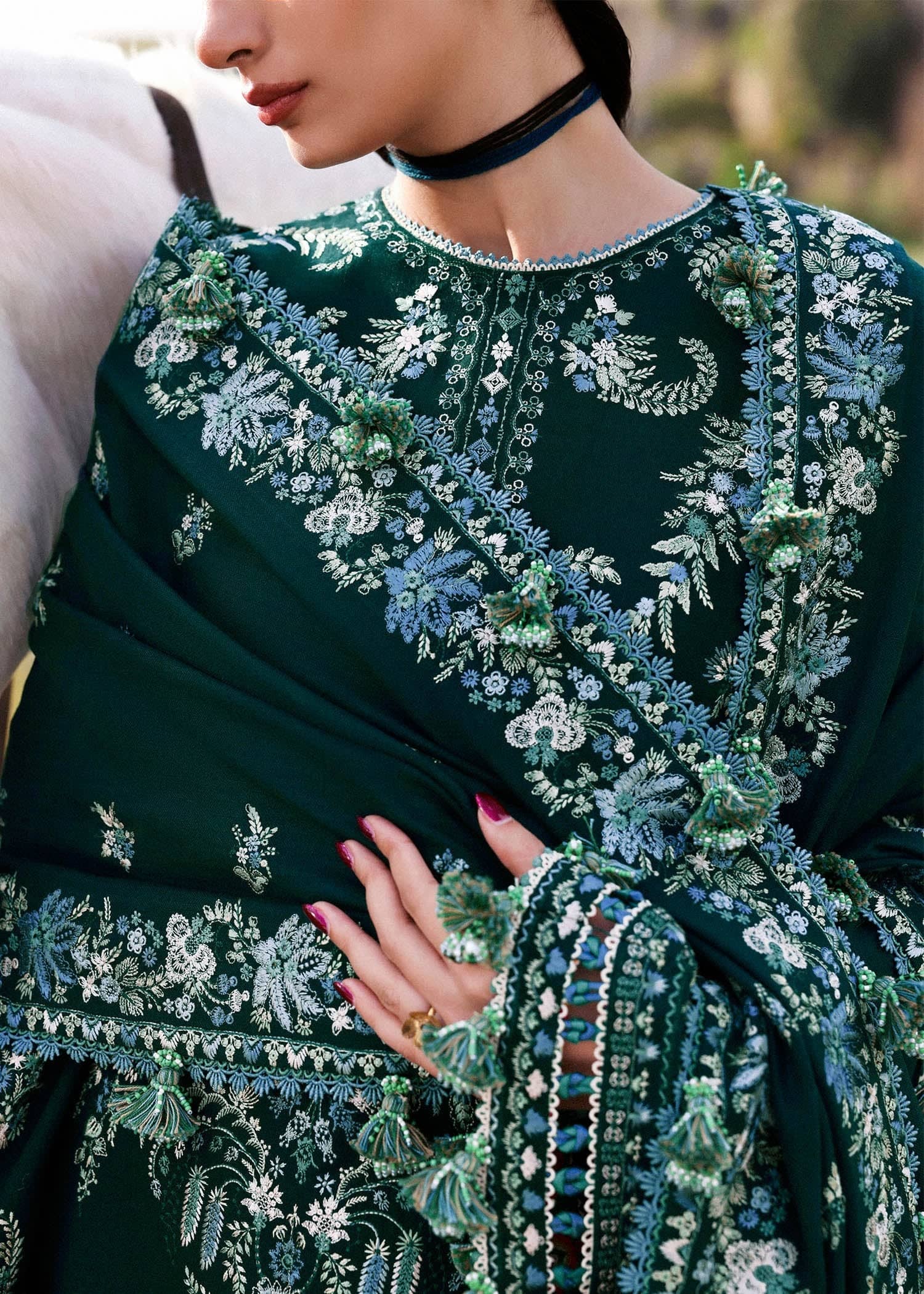 Hussain Rehar Khaddar Winter Pakistani Suits Restocked/Hussain Rehar Khaddar 25/Johar